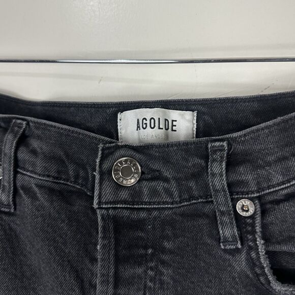 AGOLDE Riley High Rise Straight Crop in Panoramic Organic Cotton Jean Size 27 - Picture 6 of 16